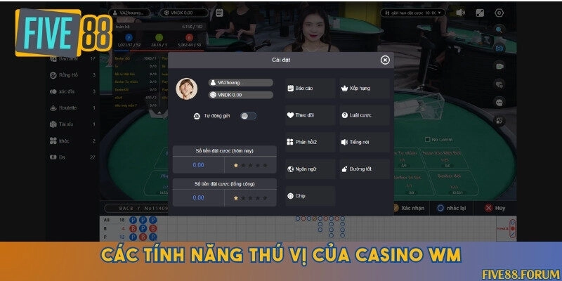 Nhiều tính năng hỗ trợ đặt cược thú vị và cực kỳ hữu dụng 